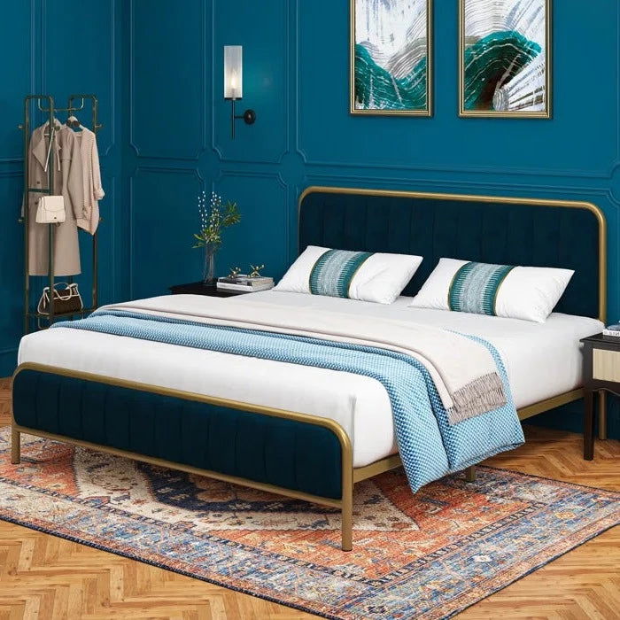 NightCraft Modern Royal Upholstered Bed - Furnishiaa -  -